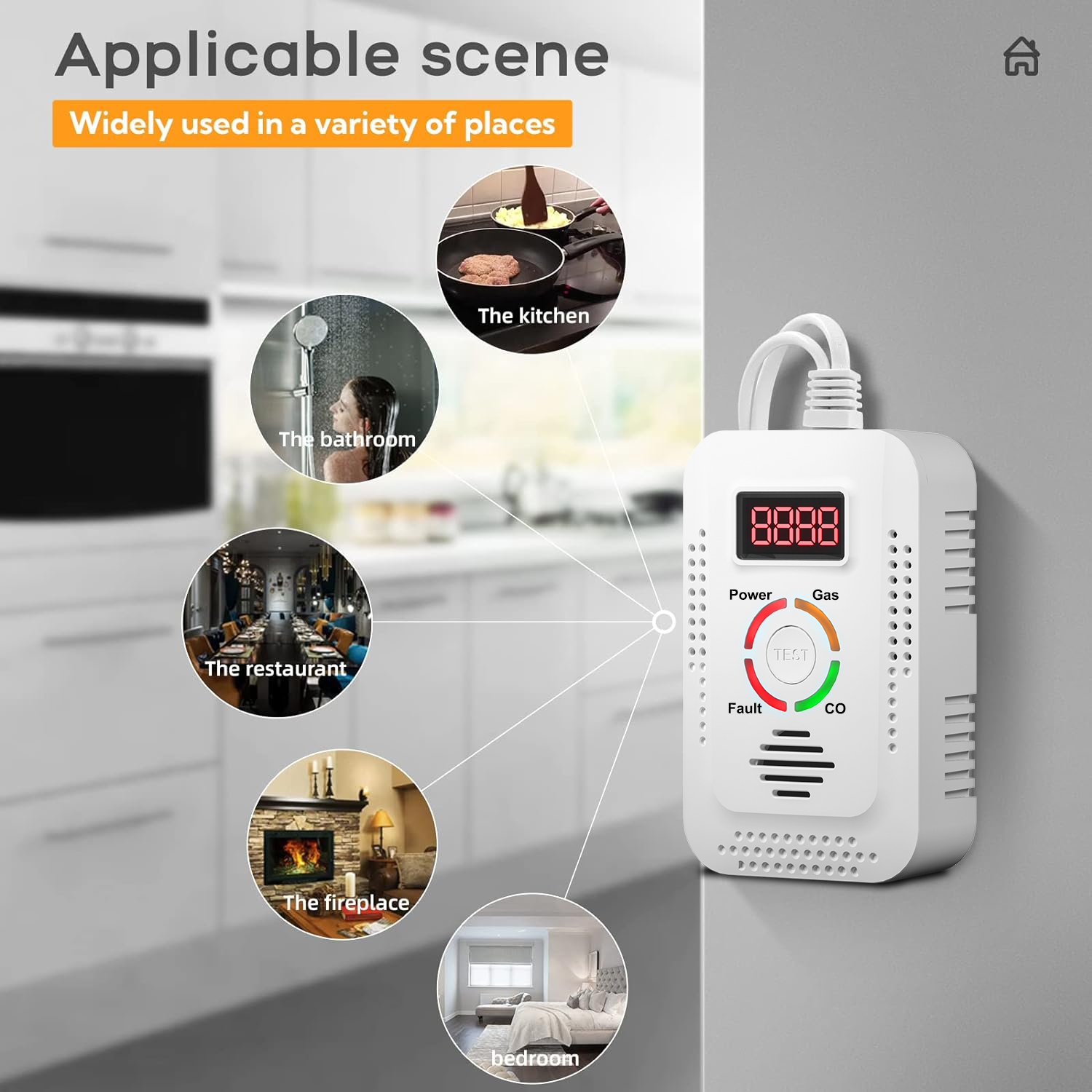 Detektor tlenku węgla CO i gaz – Kitchen Appliances Video recenzja i cena