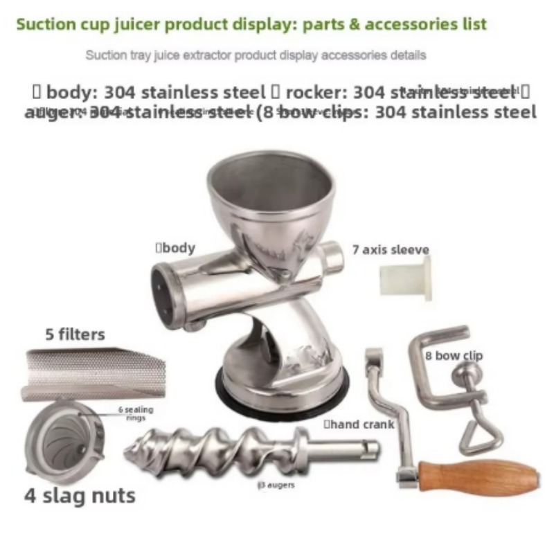 Ręczna, stołowa wyciskarka do  – Juicer recenzja i cena